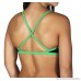 Adoretex Girl Women's Crossback Workout Bikini Black Top B07PQTDQ2H